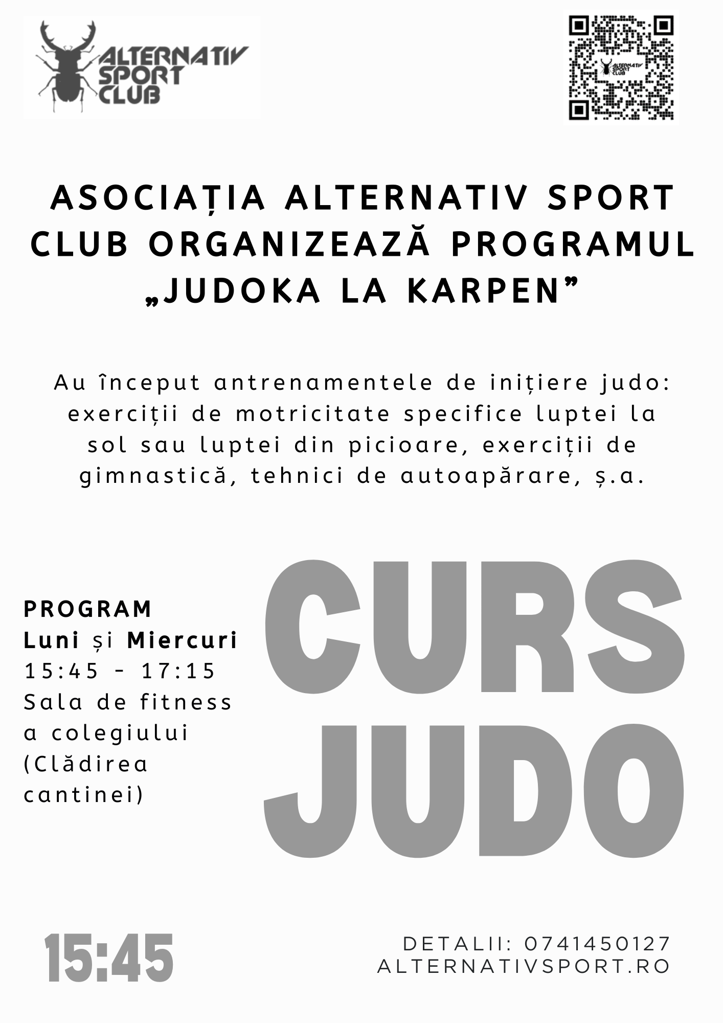 Sala judo copii Bacau